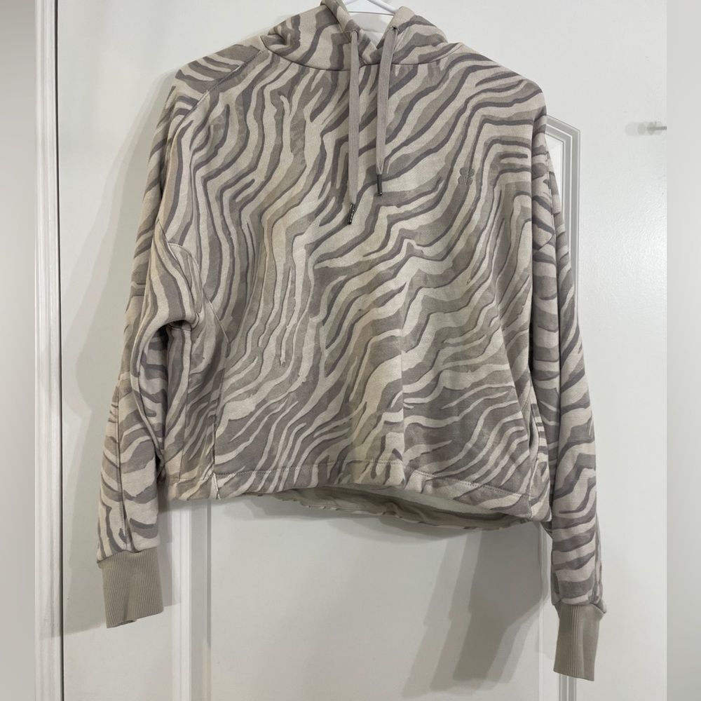 Host Pick-Sweaty Betty Essentials Cotton animal print Hoodie Sweatshirt S NWOT
